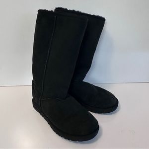 Ugg Australia Women 5815 Classic Tall Leather Sheepskin Boots sz 9